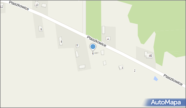 Ptaszkowice, Ptaszkowice, 5, mapa Ptaszkowice