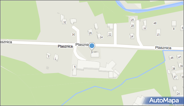 Sułkowice, Ptasznica, 7, mapa Sułkowice