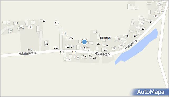 Bobrowniki, Puławska, 2, mapa Bobrowniki