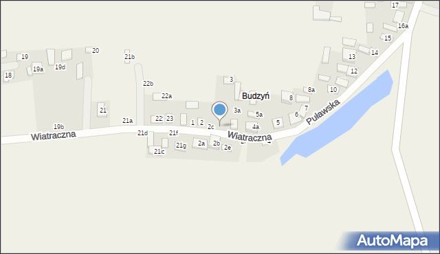 Bobrowniki, Puławska, 2d, mapa Bobrowniki