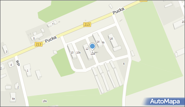 Choczewo, Pucka, 12a, mapa Choczewo