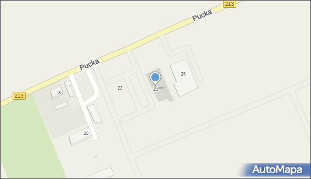 Choczewo, Pucka, 24, mapa Choczewo