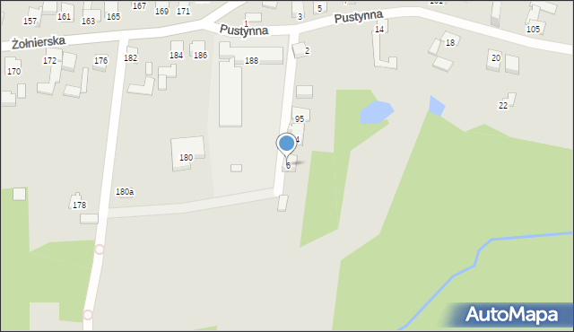 Dąbrowa Górnicza, Pustynna, 6, mapa Dąbrowa Górnicza