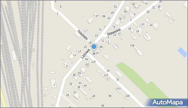 Dęblin, Pułaskiego Kazimierza, gen., 36, mapa Dęblin