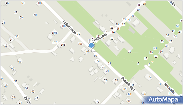 Dęblin, Pułaskiego Kazimierza, gen., 95, mapa Dęblin