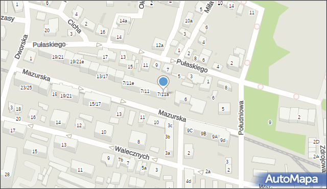 Gdańsk, Pułaskiego Kazimierza, gen., 7/11a, mapa Gdańska