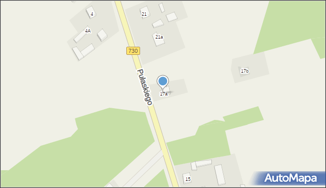 Grabów nad Pilicą, Pułaskiego Kazimierza, gen., 17a, mapa Grabów nad Pilicą