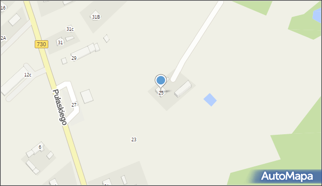 Grabów nad Pilicą, Pułaskiego Kazimierza, gen., 25, mapa Grabów nad Pilicą