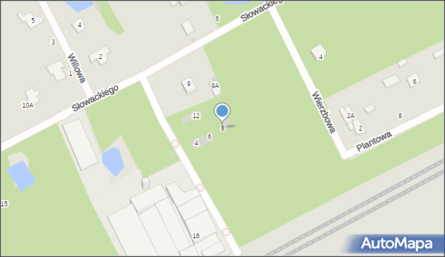 Grodzisk Mazowiecki, Pusta, 8, mapa Grodzisk Mazowiecki