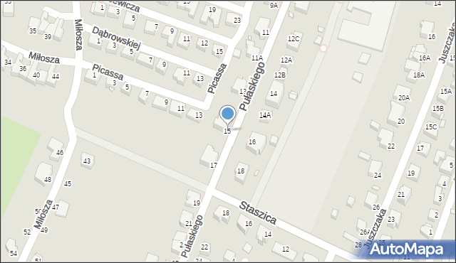 Jelenia Góra, Pułaskiego Kazimierza, gen., 15, mapa Jelenia Góra