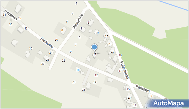 Jemielnica, Pułaskiego Kazimierza, gen., 27, mapa Jemielnica