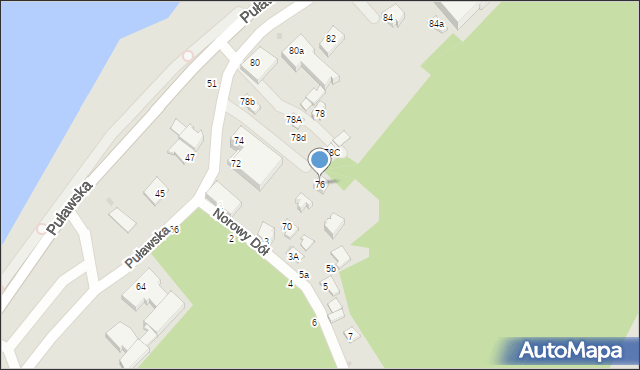 Kazimierz Dolny, Puławska, 76, mapa Kazimierz Dolny