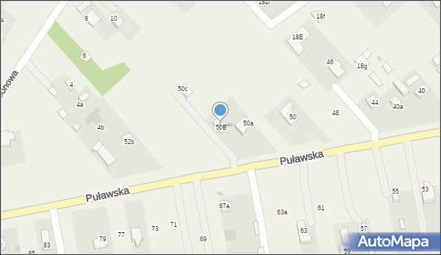 Klikawa, Puławska, 50B, mapa Klikawa