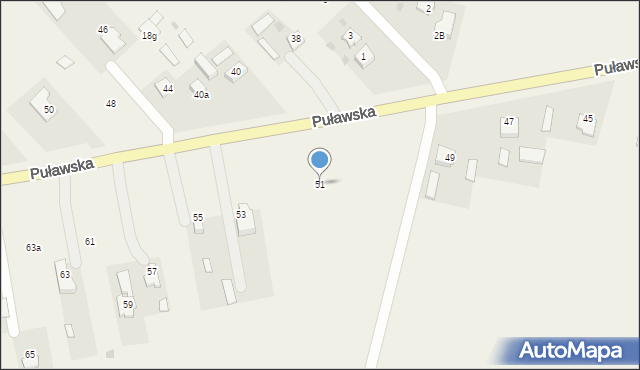 Klikawa, Puławska, 51, mapa Klikawa