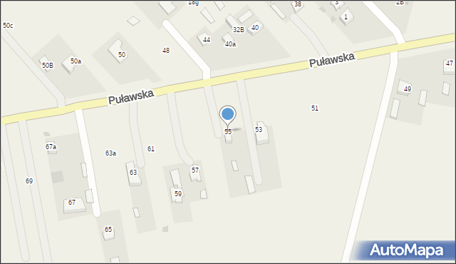 Klikawa, Puławska, 55, mapa Klikawa