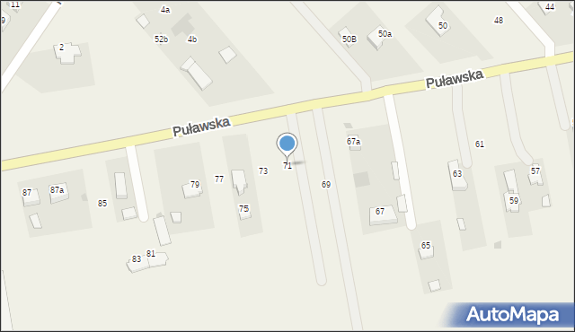 Klikawa, Puławska, 71, mapa Klikawa