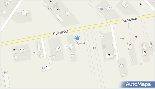 Klikawa, Puławska, 73, mapa Klikawa