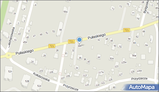 Konstancin-Jeziorna, Pułaskiego Kazimierza, gen., 34A, mapa Konstancin-Jeziorna