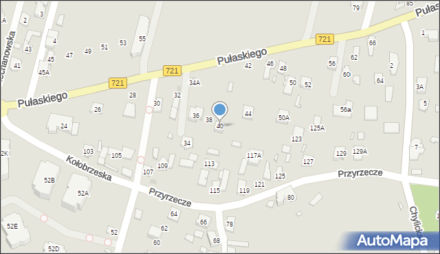 Konstancin-Jeziorna, Pułaskiego Kazimierza, gen., 42, mapa Konstancin-Jeziorna