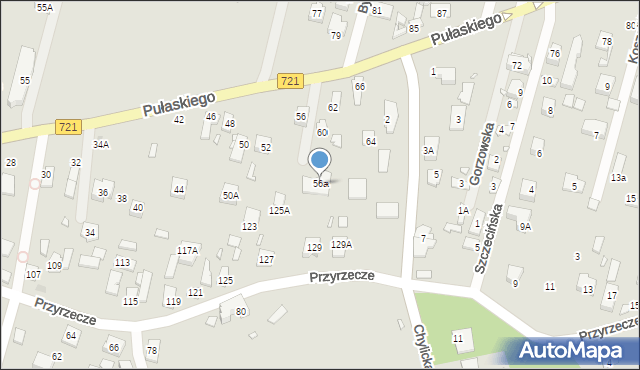 Konstancin-Jeziorna, Pułaskiego Kazimierza, gen., 56a, mapa Konstancin-Jeziorna