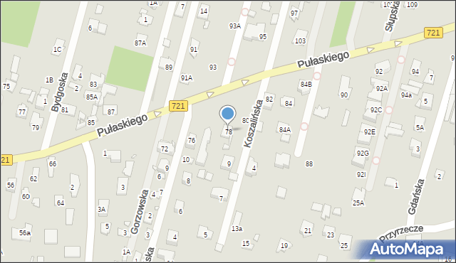 Konstancin-Jeziorna, Pułaskiego Kazimierza, gen., 78, mapa Konstancin-Jeziorna