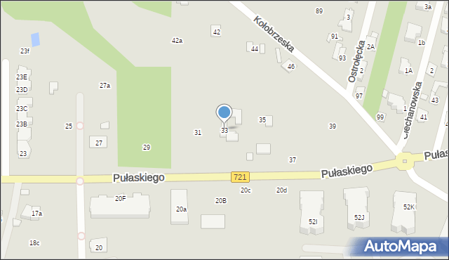 Konstancin-Jeziorna, Pułaskiego Kazimierza, gen., 33, mapa Konstancin-Jeziorna