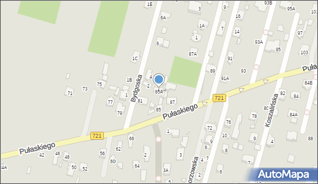 Konstancin-Jeziorna, Pułaskiego Kazimierza, gen., 85A, mapa Konstancin-Jeziorna