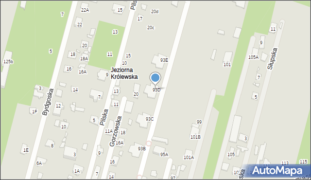 Konstancin-Jeziorna, Pułaskiego Kazimierza, gen., 93D, mapa Konstancin-Jeziorna