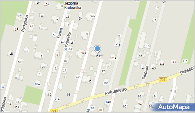 Konstancin-Jeziorna, Pułaskiego Kazimierza, gen., 95A, mapa Konstancin-Jeziorna
