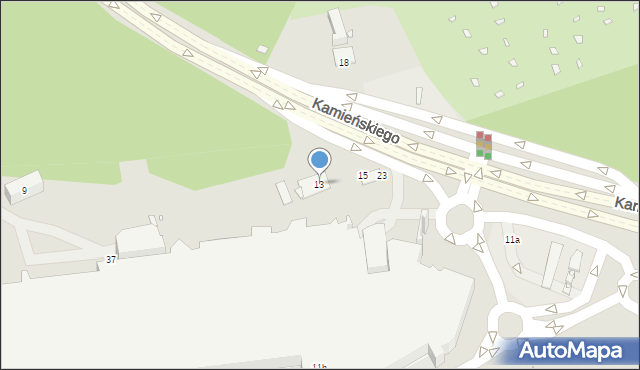 Kraków, Puszkarska, 13, mapa Krakowa