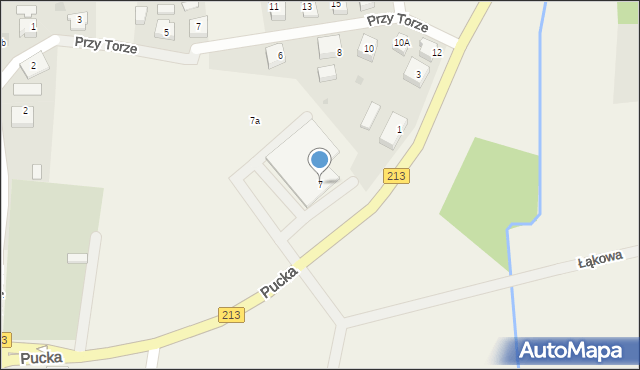 Krokowa, Pucka, 7, mapa Krokowa