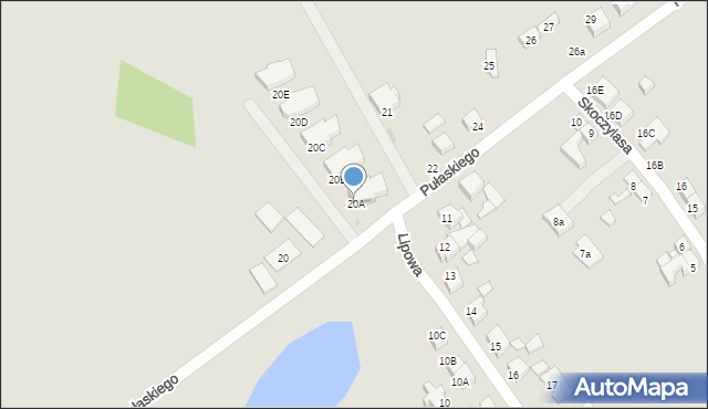 Lębork, Pułaskiego Kazimierza, gen., 20A, mapa Lębork