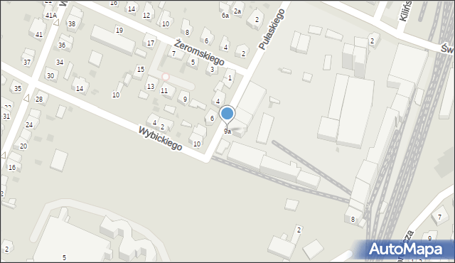 Leszno, Pułaskiego Kazimierza, gen., 9a, mapa Leszno