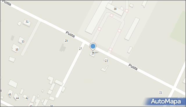 Lipsk, Pusta, 25, mapa Lipsk