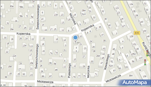 Lublin, Pułaskiego Kazimierza, gen., 2, mapa Lublina