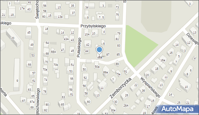 Lublin, Pułaskiego Kazimierza, gen., 48a, mapa Lublina