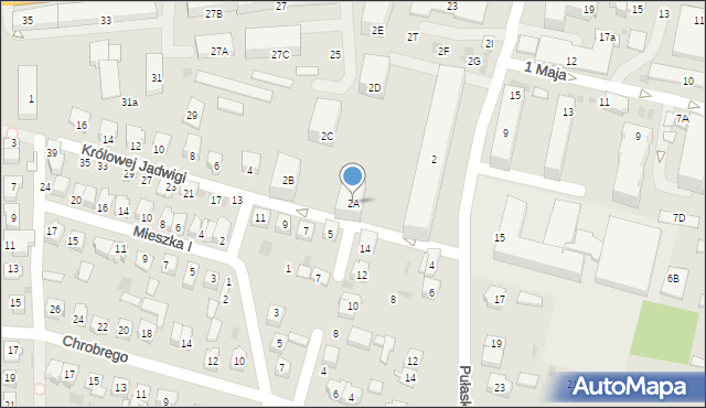 Maków Mazowiecki, Pułaskiego Kazimierza, gen., 2A, mapa Maków Mazowiecki