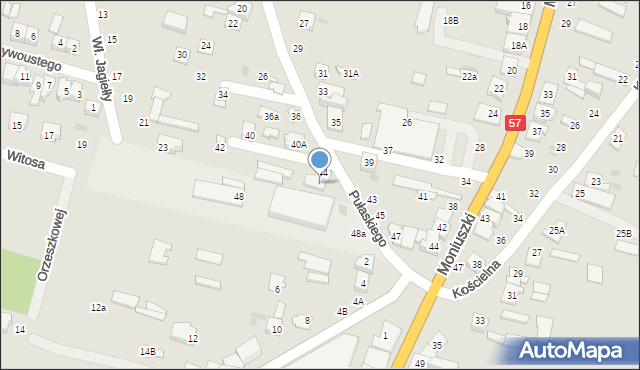 Maków Mazowiecki, Pułaskiego Kazimierza, gen., 46, mapa Maków Mazowiecki