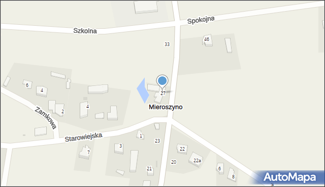 Mieroszyno, Pucka, 27, mapa Mieroszyno