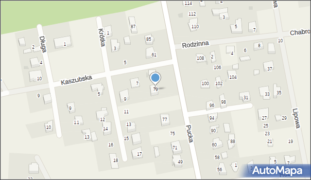 Mieroszyno, Pucka, 79, mapa Mieroszyno