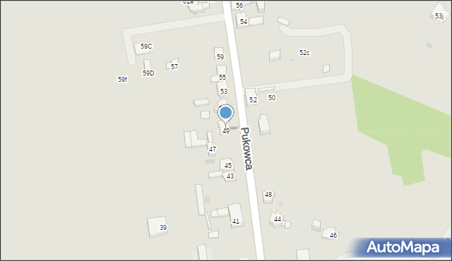 Mysłowice, Pukowca Bronisława, 49, mapa Mysłowice