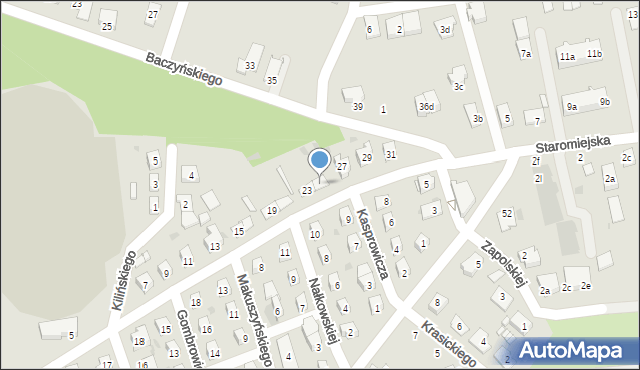 Namysłów, Pułaskiego Kazimierza, gen., 25, mapa Namysłów