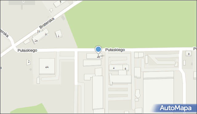 Namysłów, Pułaskiego Kazimierza, gen., 4b, mapa Namysłów