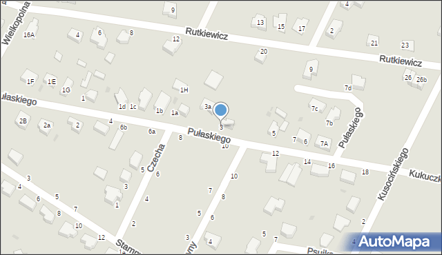 Oleśnica, Pułaskiego Kazimierza, gen., 3, mapa Oleśnica