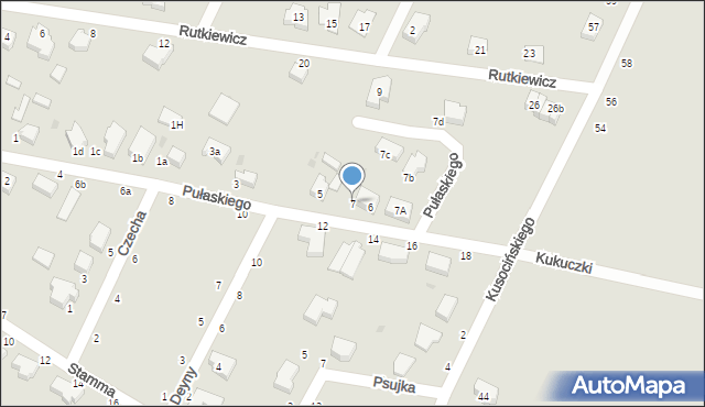 Oleśnica, Pułaskiego Kazimierza, gen., 7, mapa Oleśnica