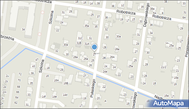 Ożarów Mazowiecki, Pułaskiego Kazimierza, gen., 27, mapa Ożarów Mazowiecki