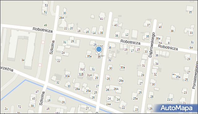 Ożarów Mazowiecki, Pułaskiego Kazimierza, gen., 35, mapa Ożarów Mazowiecki