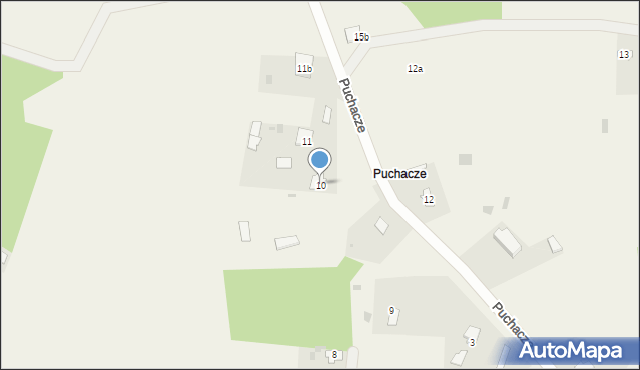 Podemszczyzna, Puchacze, 10, mapa Podemszczyzna