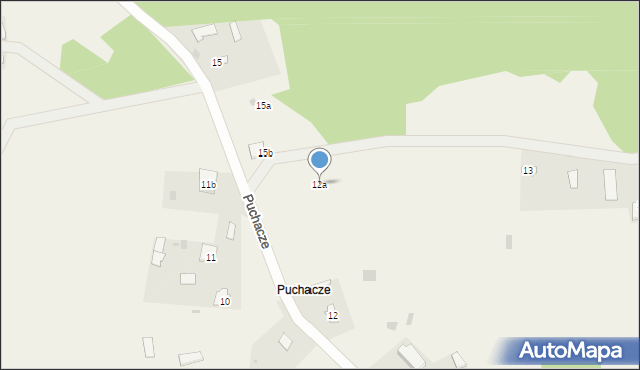 Podemszczyzna, Puchacze, 12a, mapa Podemszczyzna