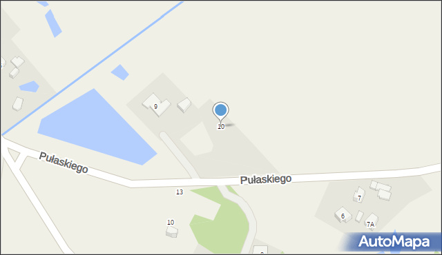 Podgórzyn, Pułaskiego, 10, mapa Podgórzyn